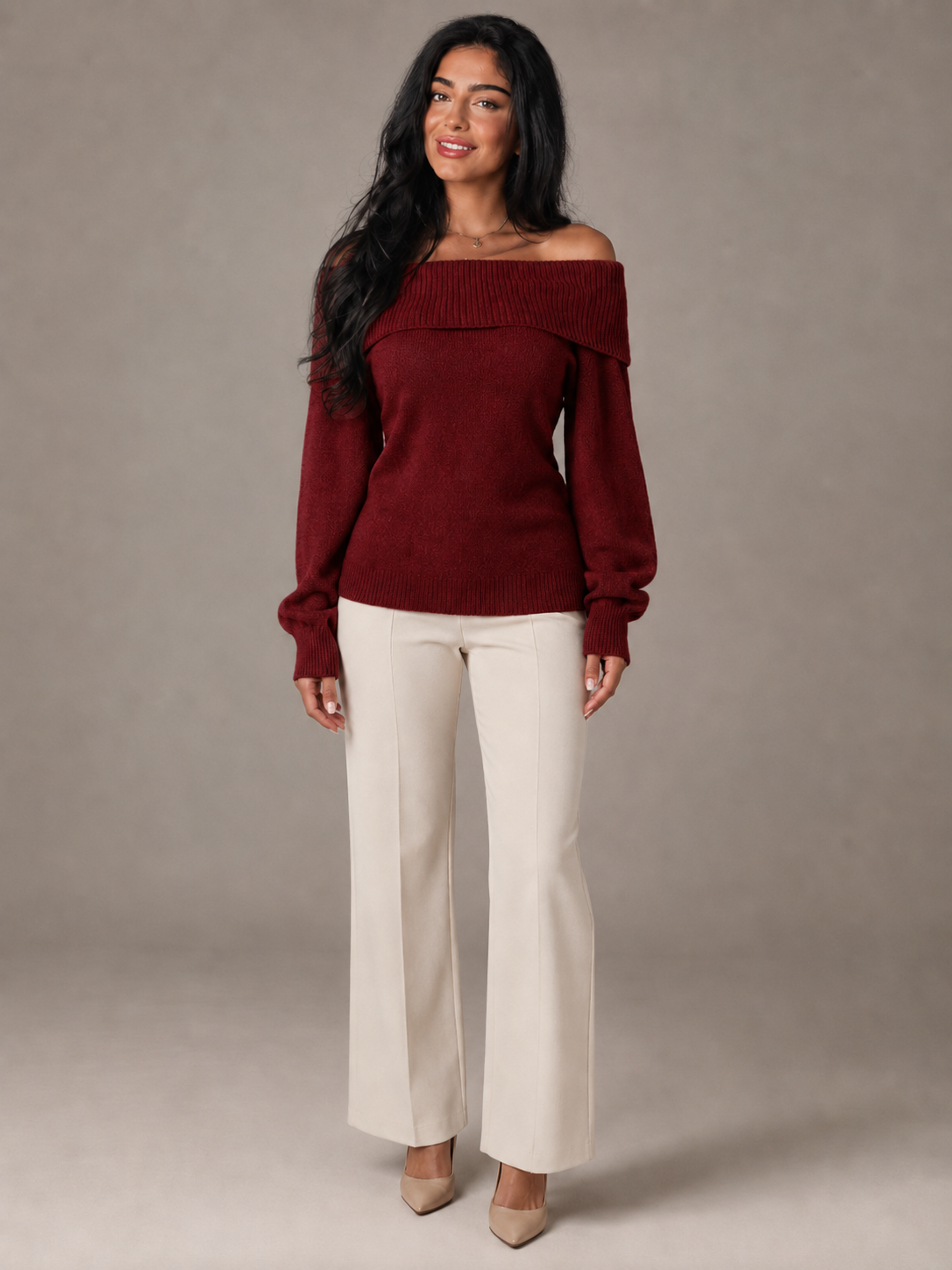 Maglione Donna a Spalle Scoperte