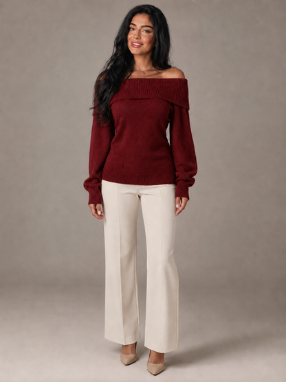 Maglione Donna a Spalle Scoperte