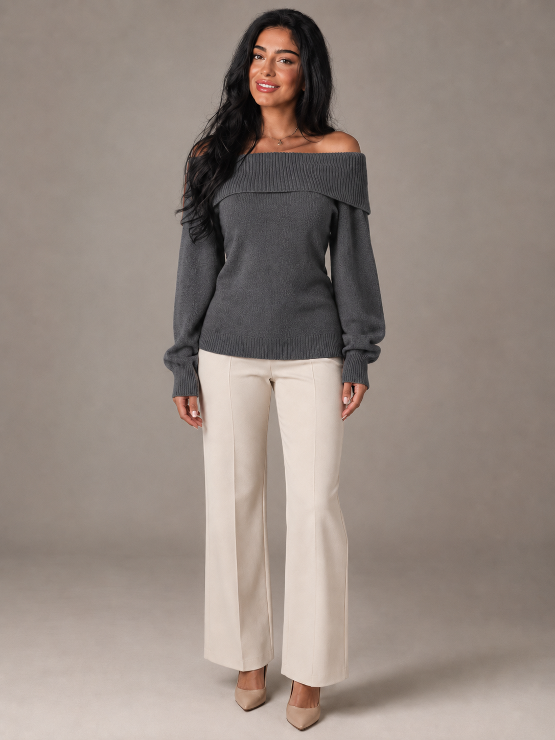 Maglione Donna a Spalle Scoperte