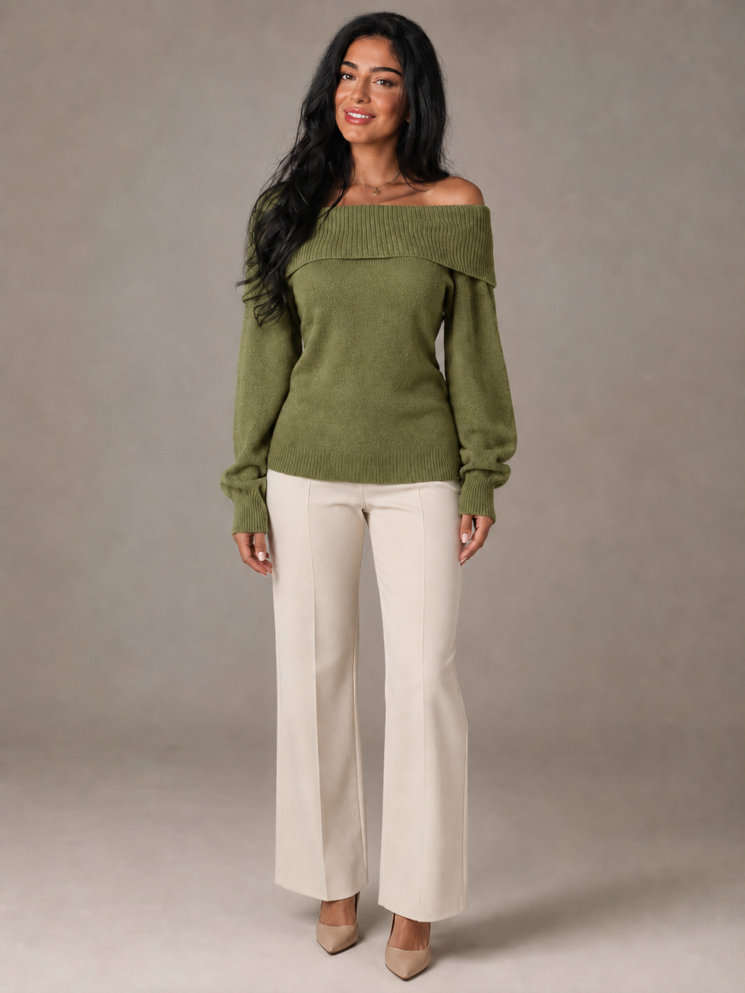 Maglione Donna a Spalle Scoperte
