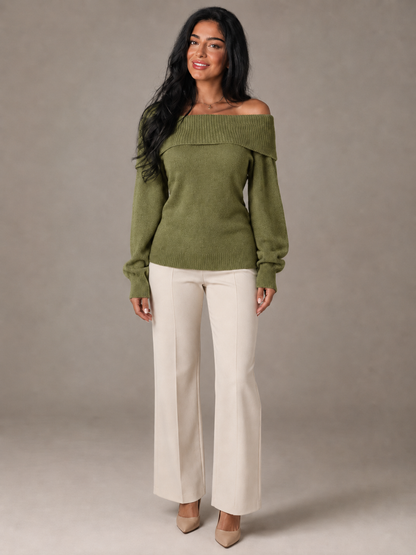 Maglione Donna a Spalle Scoperte