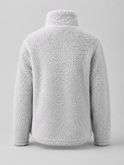 Maglione Donna a Collo Alto in Maglia Spazzolata