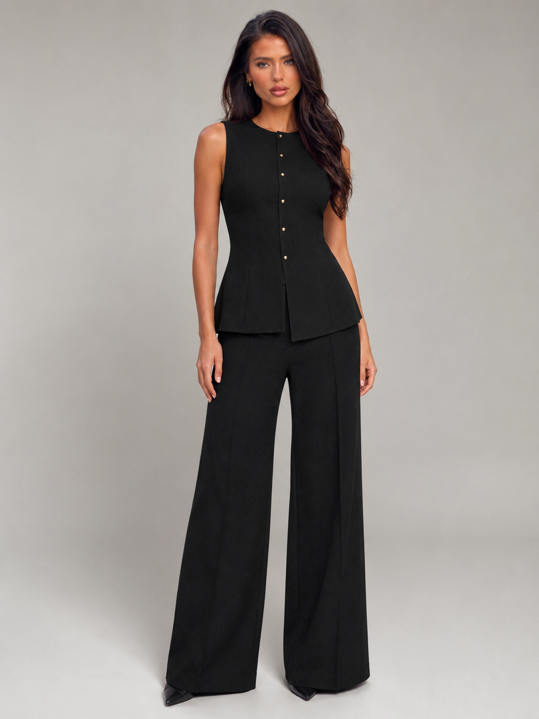 Completo Donna Gilet e Palazzo Neri