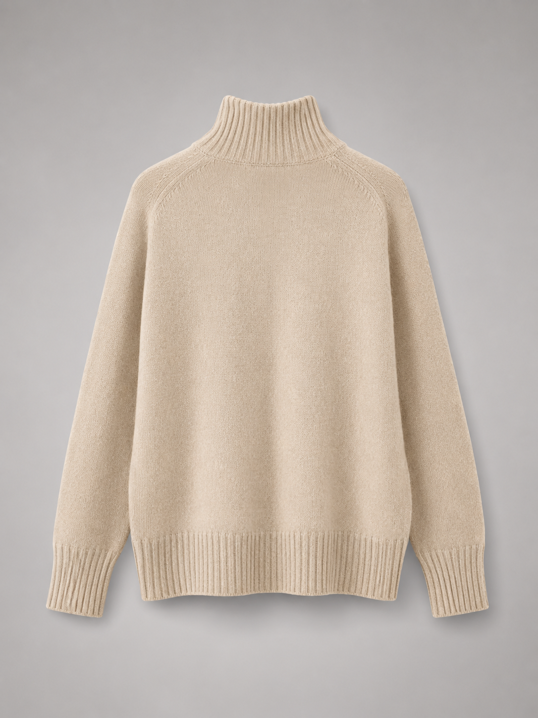 Maglione Oversize Donna a Collo Alto