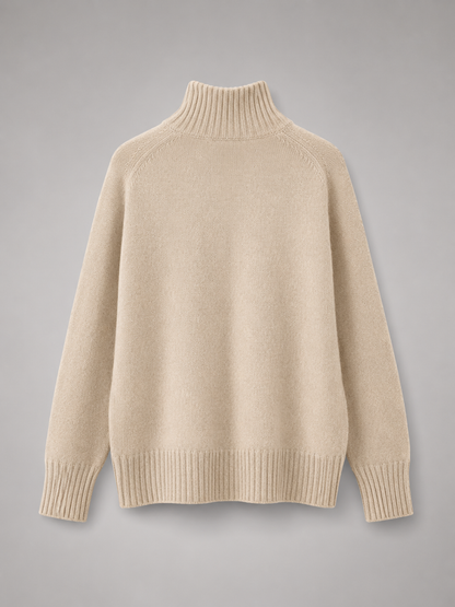Maglione Oversize Donna a Collo Alto