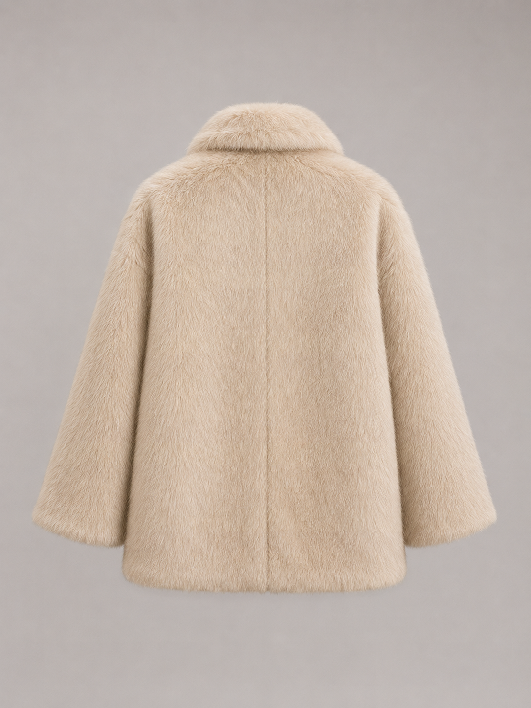 Cappotto Oversize Donna in Pelliccia Sintetica