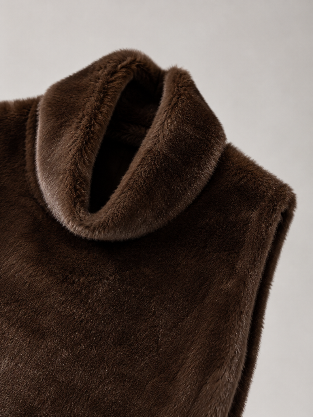 Gilet Donna Reversibile in Pelliccia Sintetica