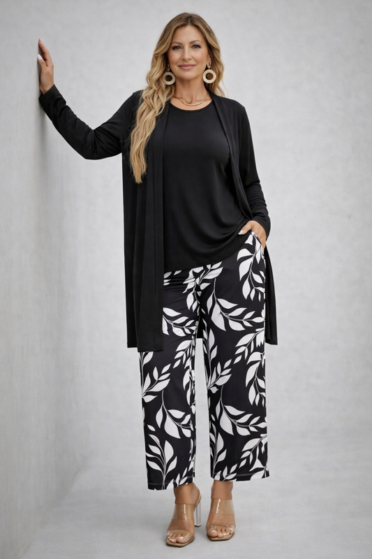 Eleonora | Completo Donna 3 Pezzi Nero