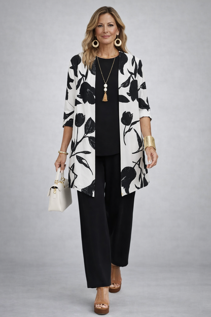 Elena | Completo Donna 3 Pezzi Nero