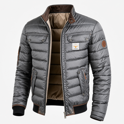 Octave | Giacca Donna Vintage Oversize con Collo a Contrasto