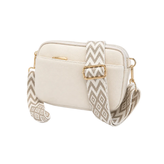 Borsa a Tracolla Donna Strutturata in Pelle Vegana