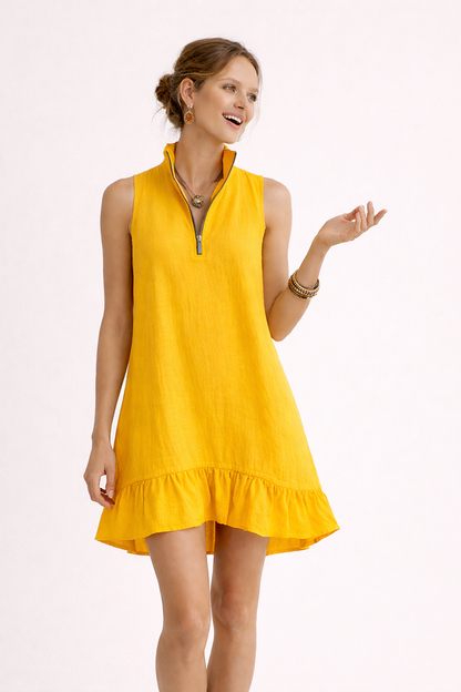 Abito Donna Smanicato con Chiusura Frontale