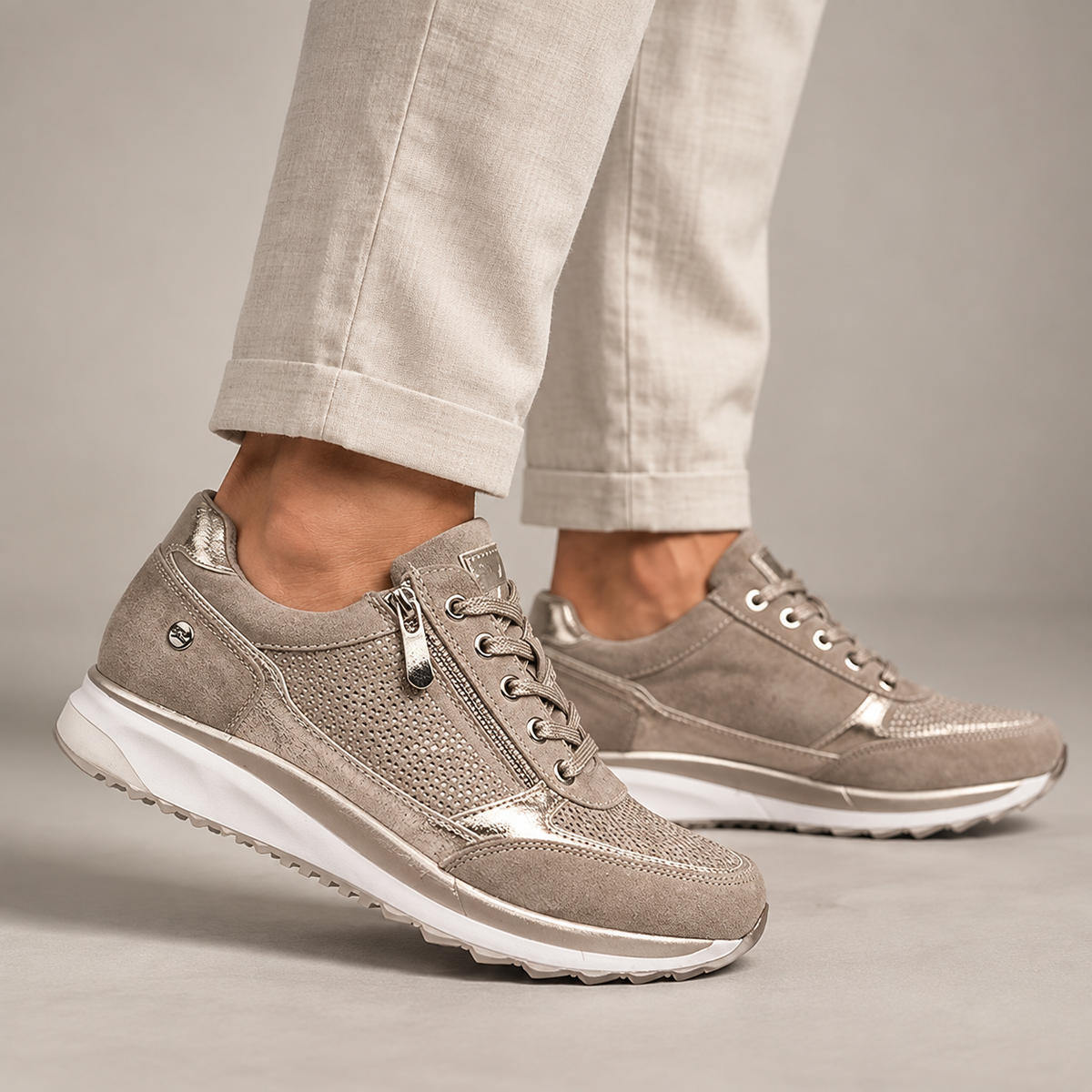 Martina | Scarpe Donna Comfort con Zip Laterale