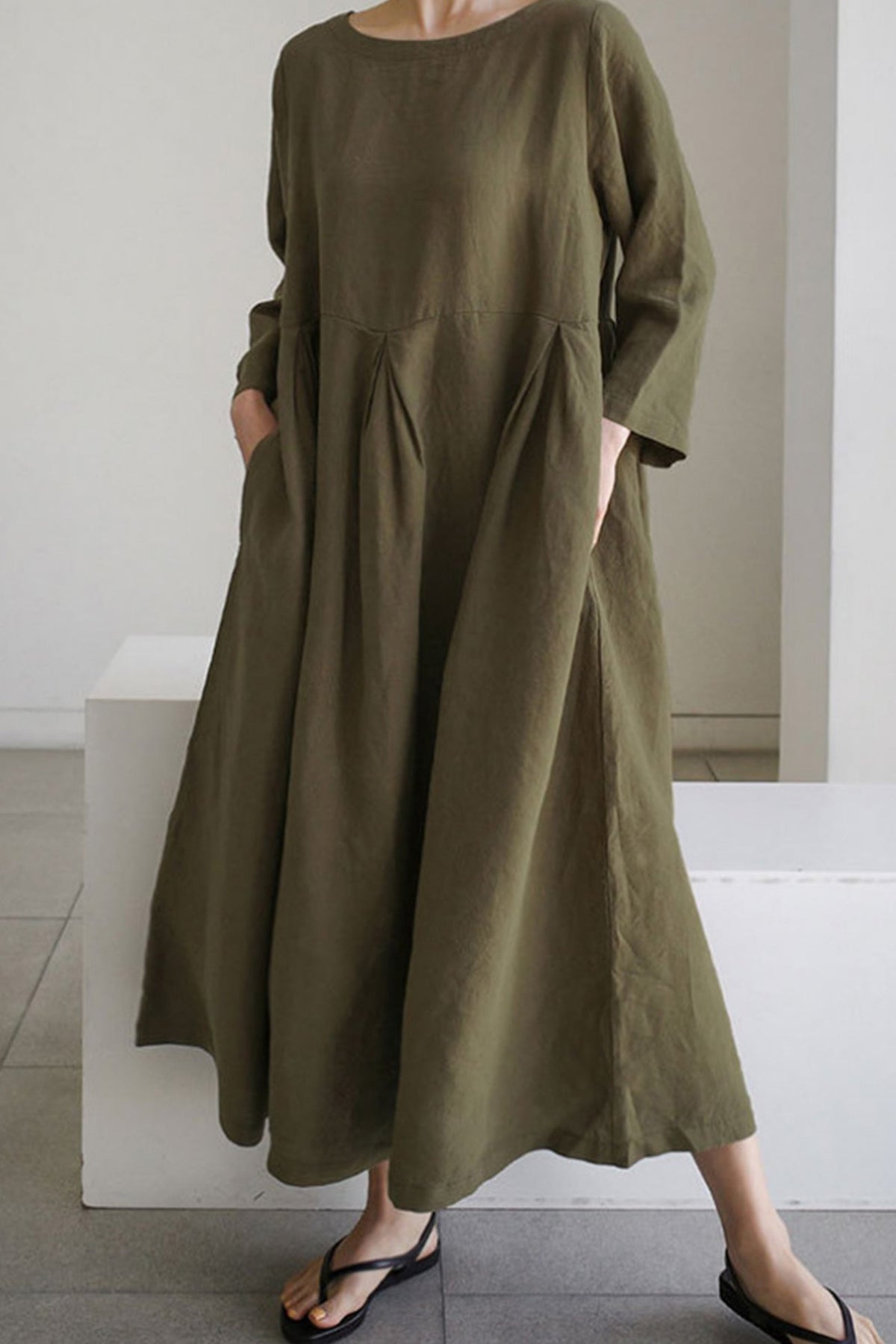 Abito Donna in Lino Taglio Ampio