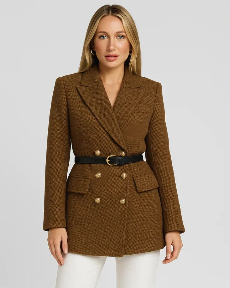 Blazer Donna Doppiopetto in Tweed