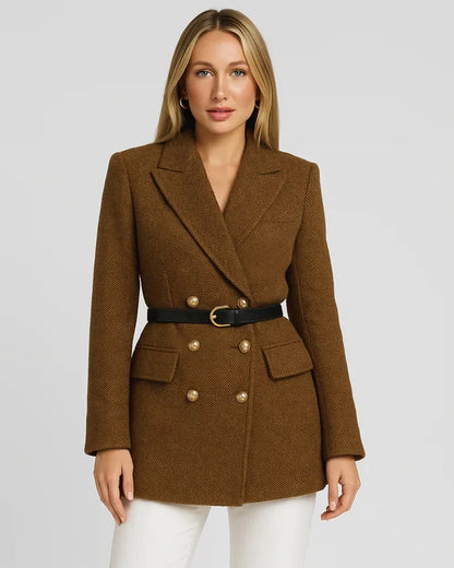 Blazer Donna Doppiopetto in Tweed