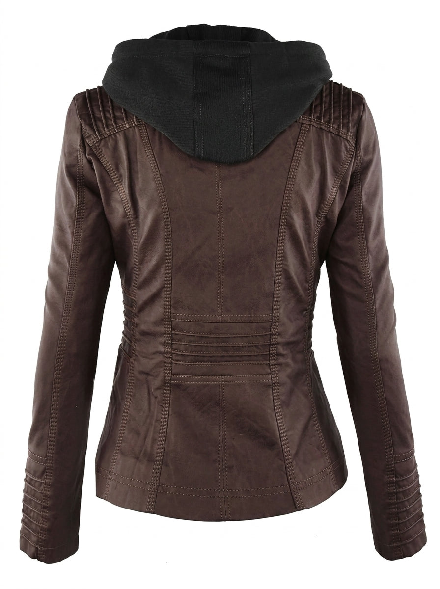 Flavia | Giacca Donna Effetto Pelle dal Taglio Moderno