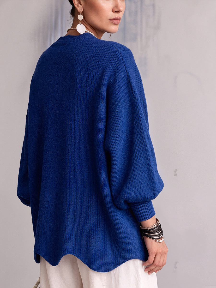Mercedes | Cardigan Donna con Bottoni e Scollo a V