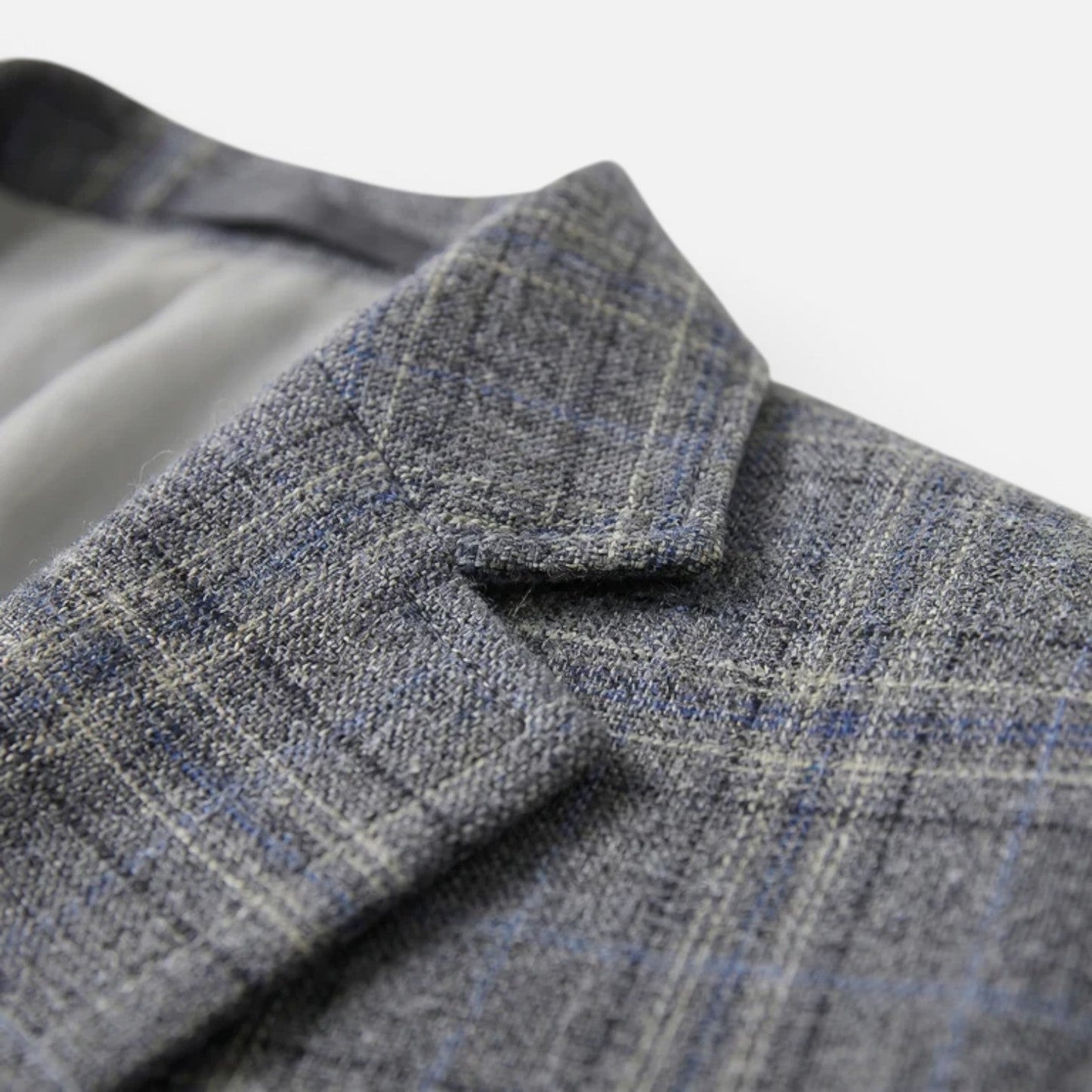 Blazer Uomo a Quadri Slim Fit