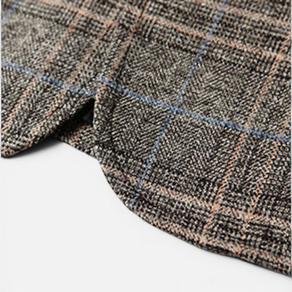 Blazer Uomo a Quadri Slim Fit