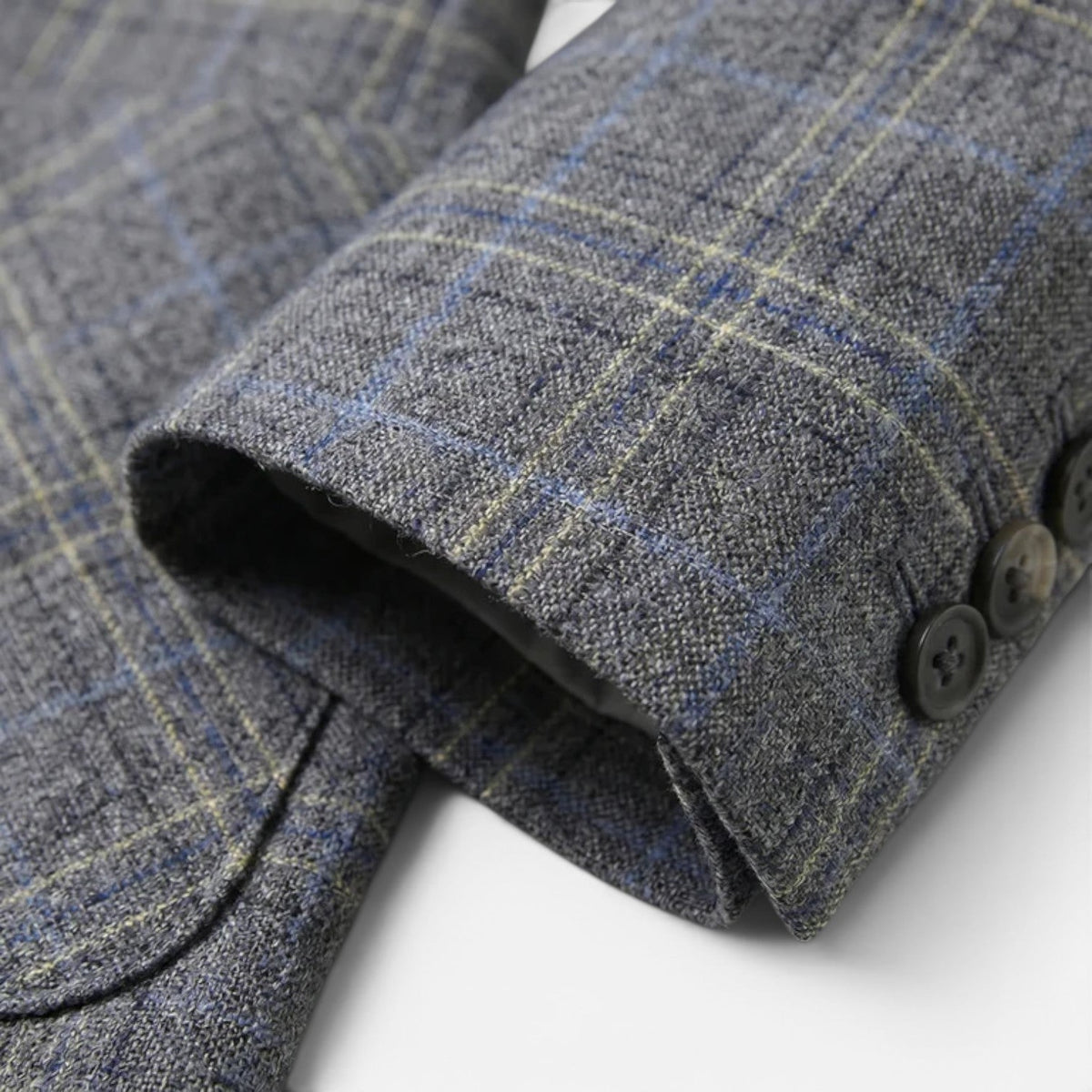 Blazer Uomo a Quadri Slim Fit