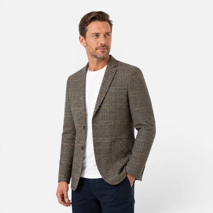Blazer Uomo a Quadri Slim Fit