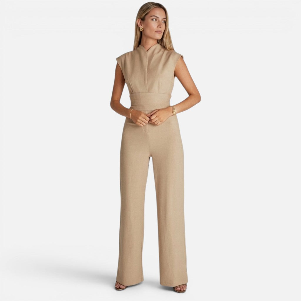 Tuta Donna Elegante Drappeggiata
