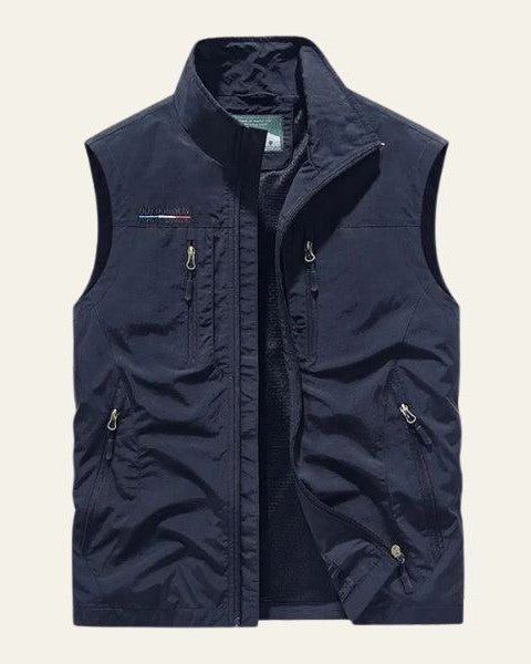 Gilet Cargo Uomo con Tasche