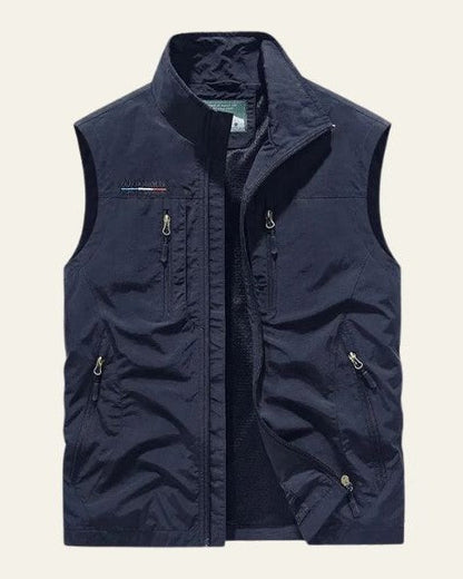 Gilet Cargo Uomo con Tasche