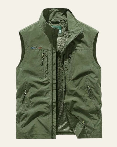 Gilet Cargo Uomo con Tasche