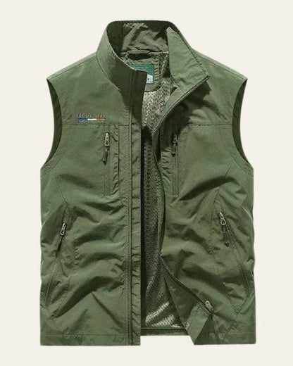 Gilet Cargo Uomo con Tasche