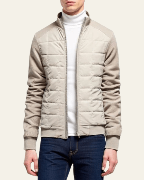 Giacca Uomo Trapuntata con Zip