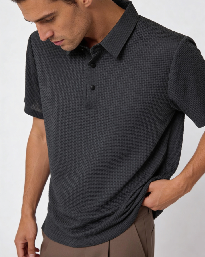 Polo Uomo in Tessuto Traspirante Leggero Estiva