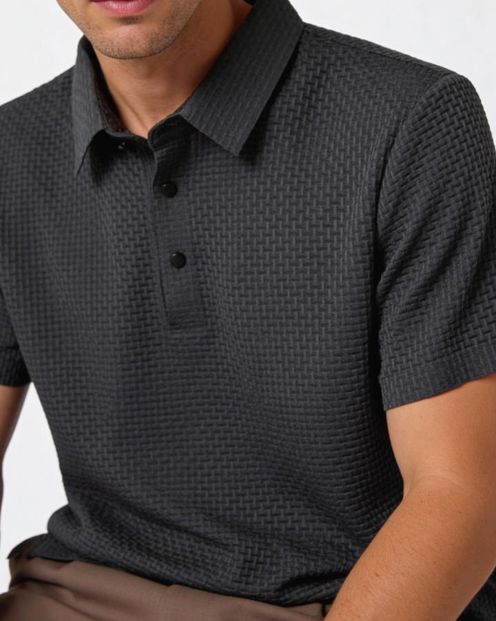 Polo Uomo in Tessuto Traspirante Leggero Estiva