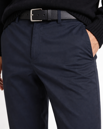 Pantaloni Uomo Sartoriali Elasticizzati Linea Pulita
