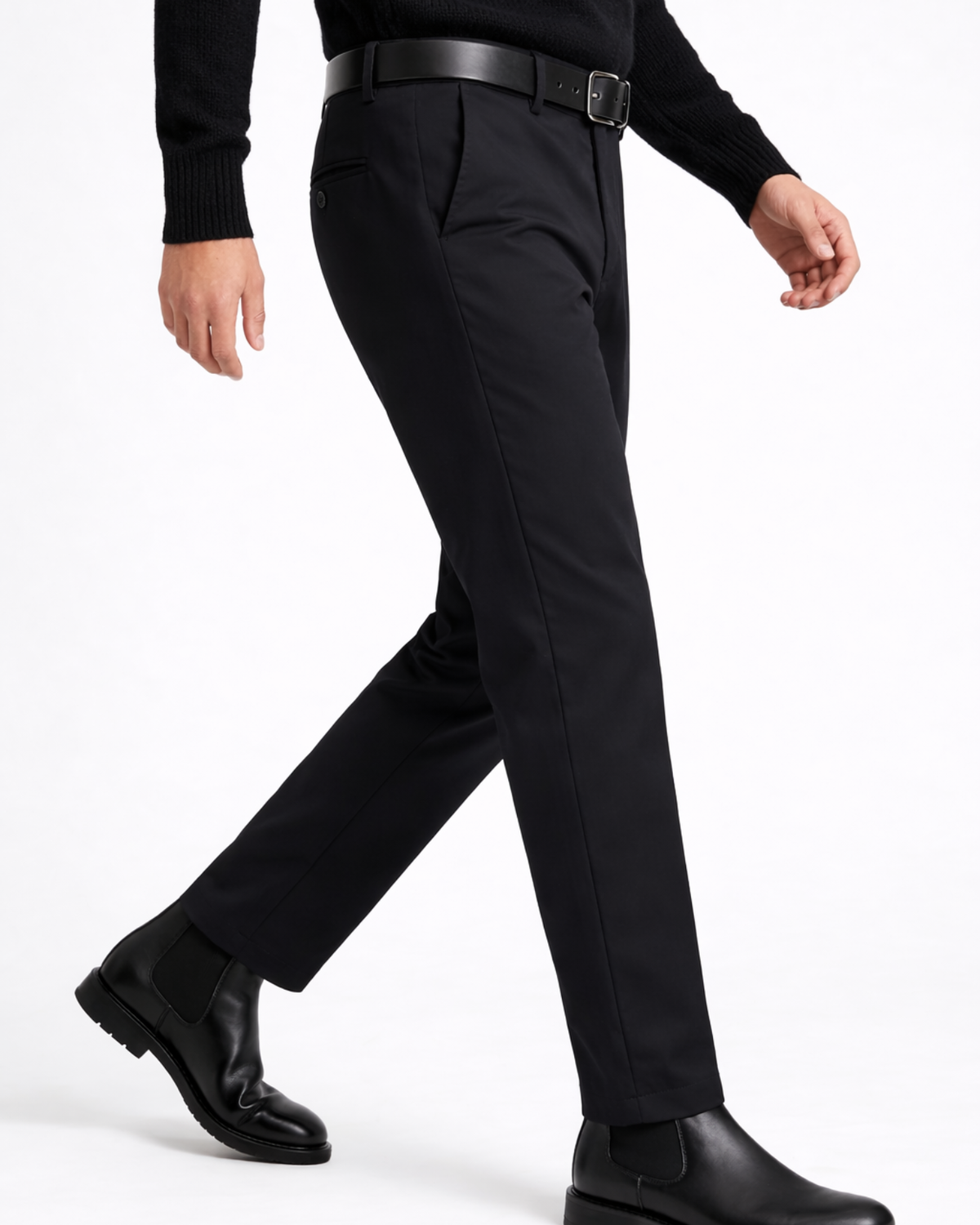Pantaloni Uomo Stretch Su Misura Silhouette Impeccabile