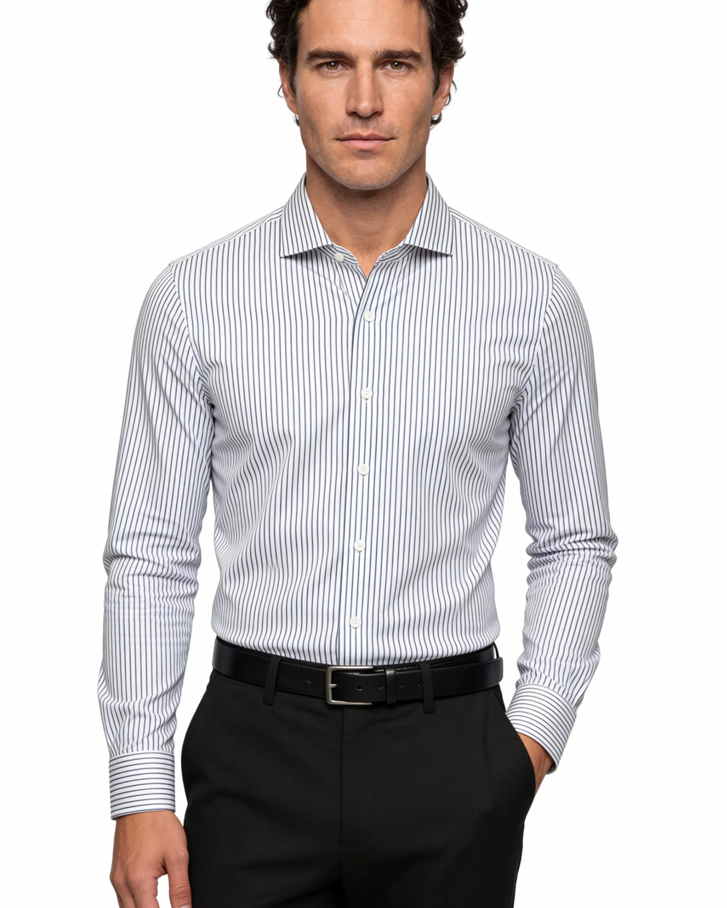 Camicia Uomo in Modal Elegante Taglio Curato Traspirante