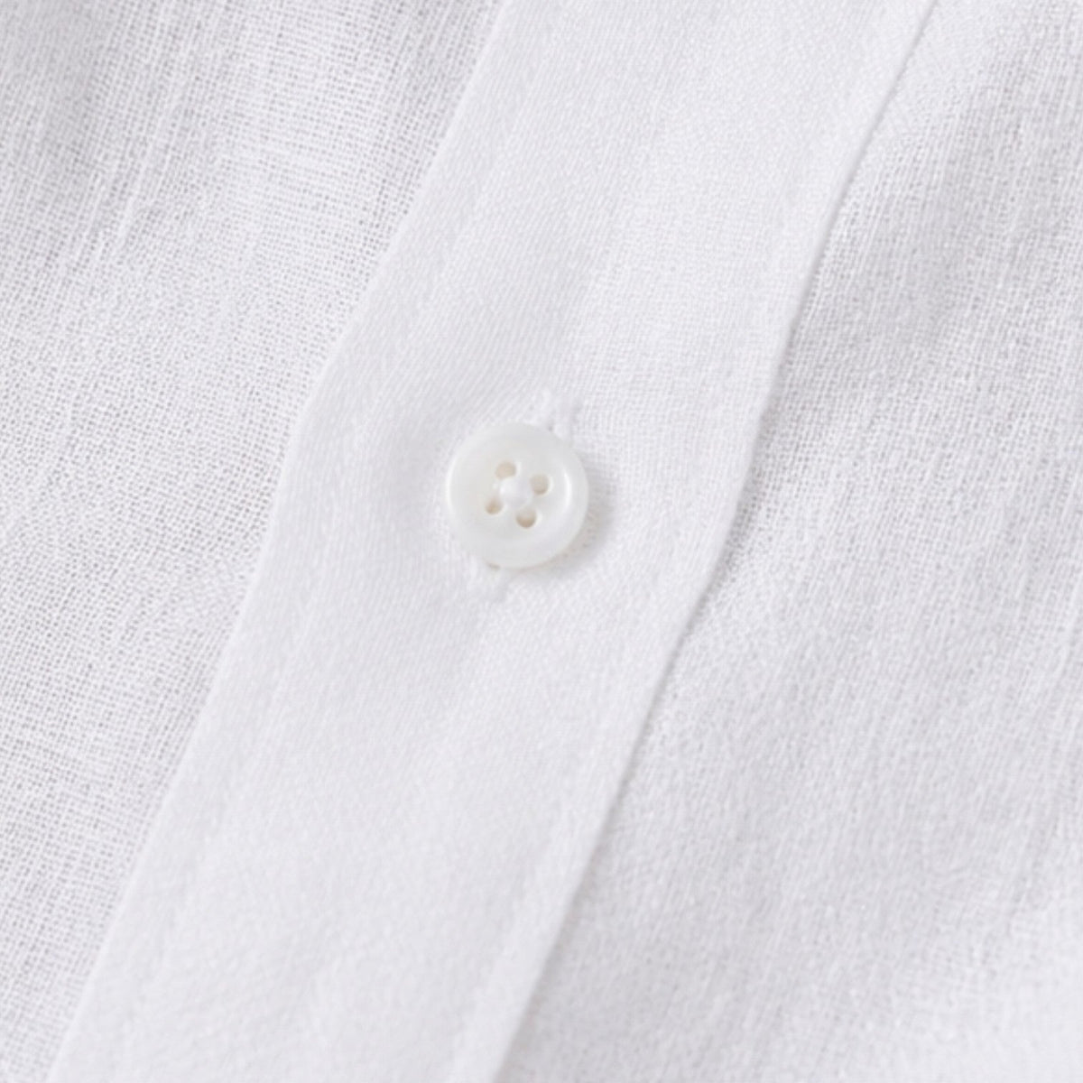 Camicia Lino Uomo Manica Corta Traspirante Classica Estiva