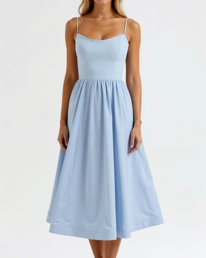 Abito Midi Donna Plissettato