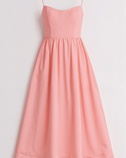 Abito Midi Donna Plissettato