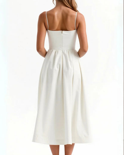 Abito Midi Donna Plissettato