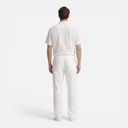Completo Uomo Due Pezzi Camicia Maniche Corte e Pantaloni