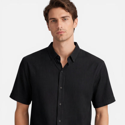 Completo Uomo Due Pezzi Camicia Maniche Corte e Pantaloni