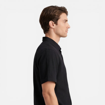 Completo Uomo Due Pezzi Camicia Maniche Corte e Pantaloni