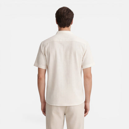 Completo Uomo Due Pezzi Camicia Maniche Corte e Pantaloni