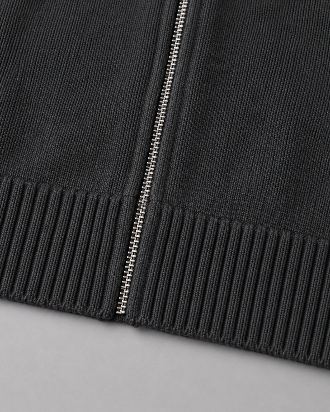 Cardigan Uomo in Maglia Full Zip Collo Alto