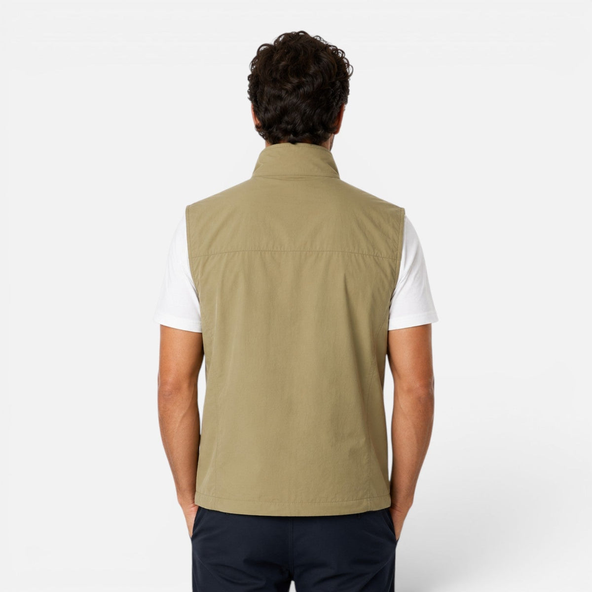 Gilet Uomo Outdoor con Tasche Zip