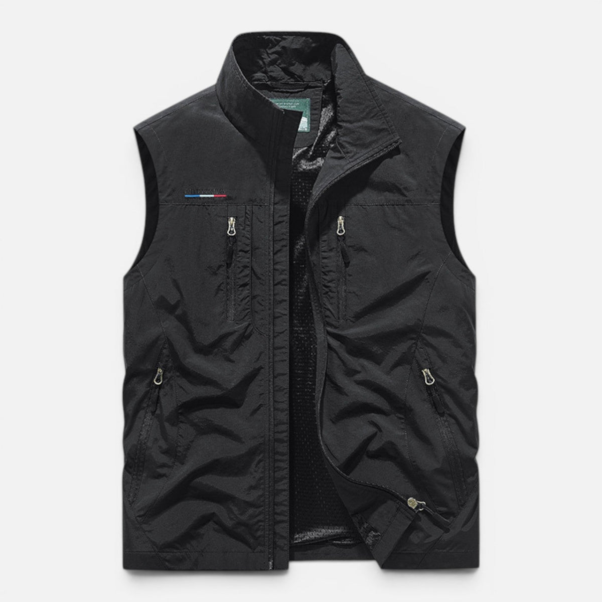 Gilet Uomo Outdoor con Tasche Zip