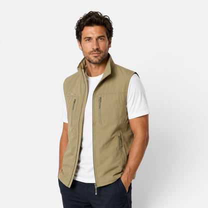 Gilet Uomo Outdoor con Tasche Zip