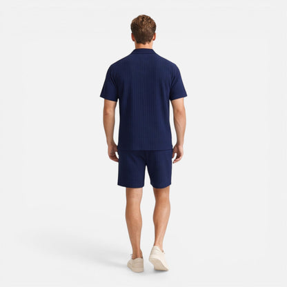 Completo Uomo Camicia e Shorts Traspirante Estivo